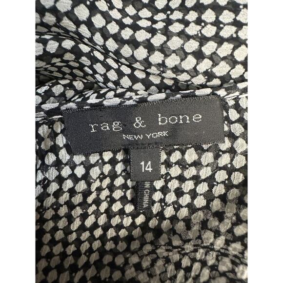 Rag & Bone Ultra Sheer Dress Cover Up Size 14 READ - Picture 10 of 10